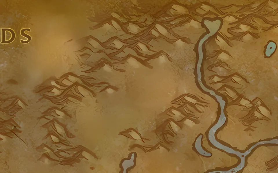 The entrance to Krol'dok Stronghold on the map of Riverglades