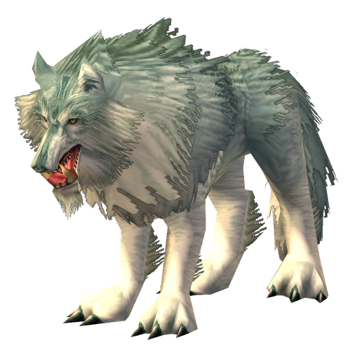 Timber, a rare wolf