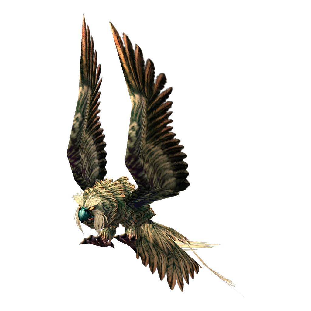 A bird of prey in WoW Forever, rendered from the game's own model