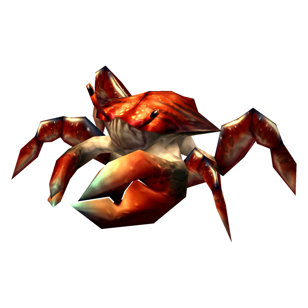 A crab in WoW Forever, rendered from the game's own model