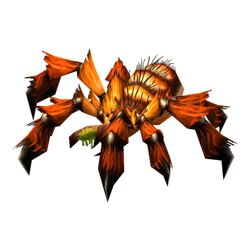 A spider in WoW Forever, rendered from the game's own model