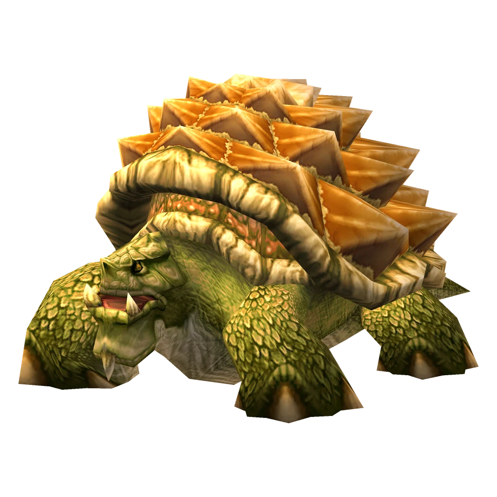 A turtle in WoW Forever, rendered from the game's own model
